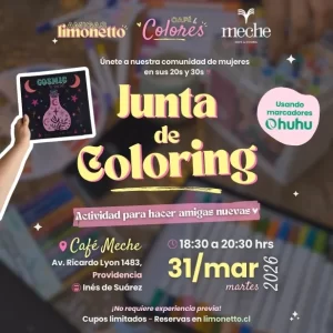 Junta de Coloring 31 de marzo - Café y Colores