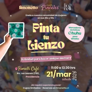 Pinta tu Lienzo 21 de marzo - Café y Pinceles