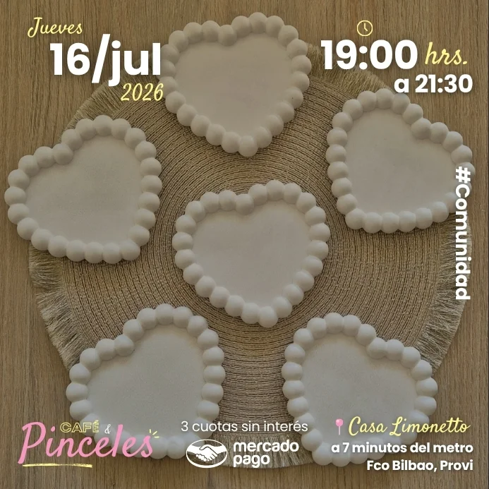 Pinta tu Corazón Joyero 16JUL - Café y Pinceles