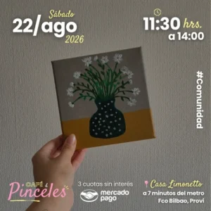 Pinta tu Lienzo 22AGO - Café y Pinceles