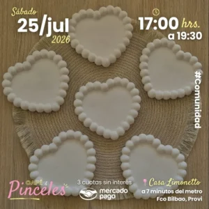 Pinta tu Corazón Joyero 25JUL - Café y Pinceles