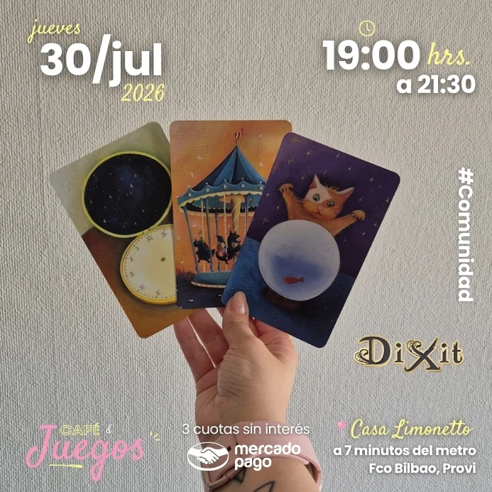 Juntita de Dixit 30JUL - Café y Juegos