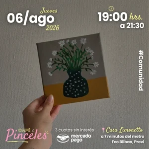 Pinta tu Lienzo 06AGO - Café y Pinceles