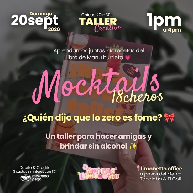 Taller Mocktails 18cheros 20sept - Amigas Limonetto