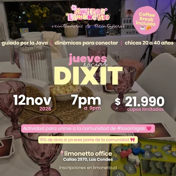 12 de noviembre Dixit - Jueves Social