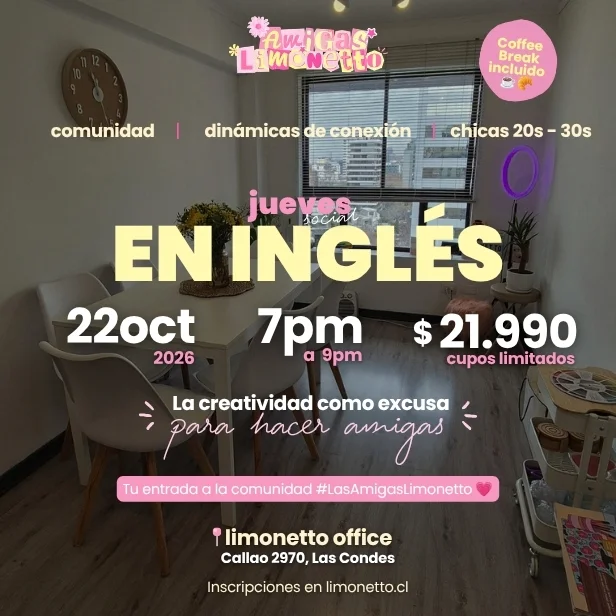 Jueves Social: En Inglés 22 oct